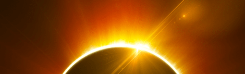 A NASA taken total solar eclipse image.  